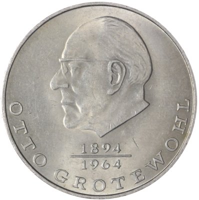 купить Германия (ГДР) 20 марок 1973 Отто Гротеволь