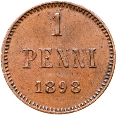 купить 1 пенни (penni) 1898 Российская Финляндия