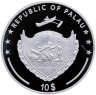 Купить Палау 10 долларов 2023 "Незабудка", в футляре с сертификатом