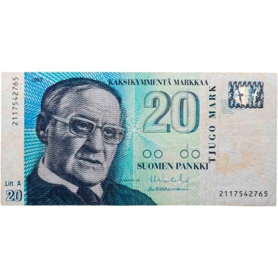 купить Финляндия 20 марок 1993 Литера А