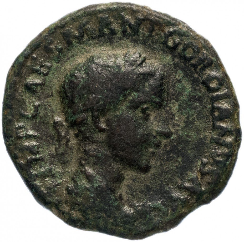 купить Римская Империя Гордиан III 238-244гг асс (реверс: женская фигура, слева бык, справа лев)