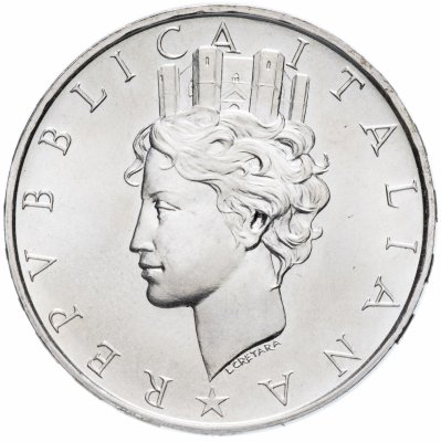 Купить Италия 500 лир 1988 "40 лет Конституции Италии"