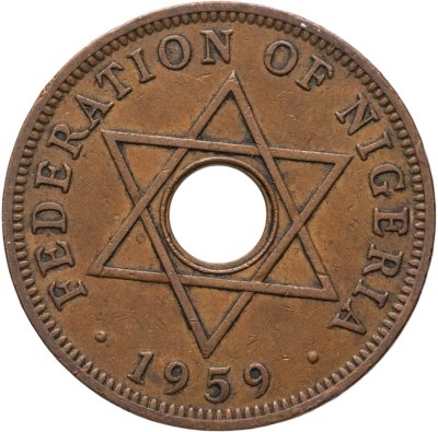 купить Нигерия 1 пенни 1959