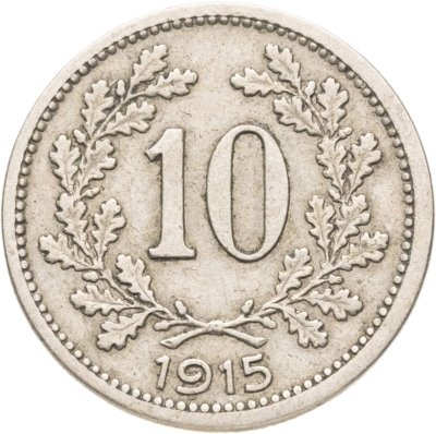 купить Австрия 10 геллеров (heller) 1915