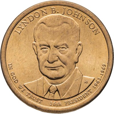 купить США 1 доллар (dollar) 2015 D Линдон Бэйнс Джонсон (36-й президент США)