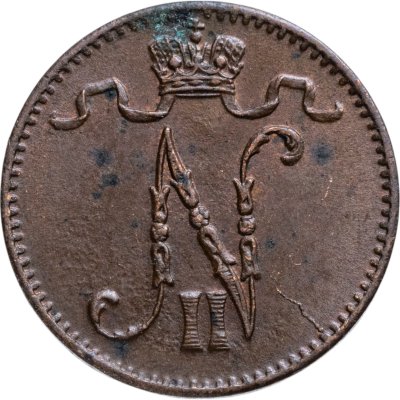 купить 1 пенни (penni) 1909 Российская Финляндия