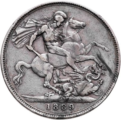 купить Великобритания 1 крона (crown) 1889 Королева Виктория