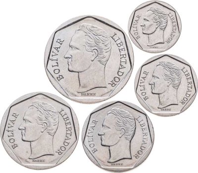 купить Венесуэла набор монет (5 шт) 1998 год