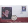 Купить Сьерра-Леоне 1 доллар 2002 "Королева-мать, Королева Елизавета II и Принцесса Маргарет" в конверте с марками