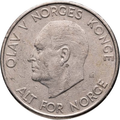 купить Норвегия 5 крон (kroner) 1965