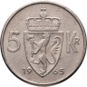 Купить Норвегия 5 крон (kroner) 1965