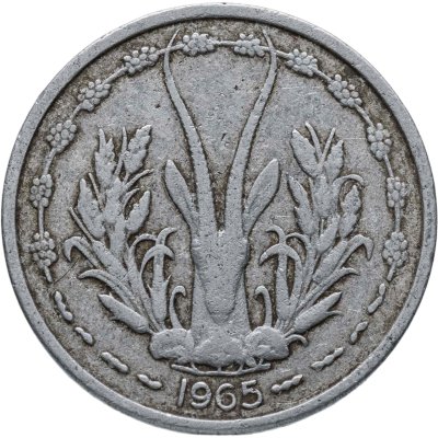 купить Западная Африка (BCEAO) 1 франк (franc) 1965