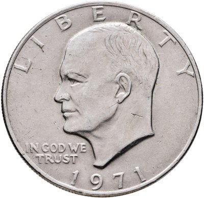 купить США 1 доллар (dollar) 1971 доллар Эйзенхауэра