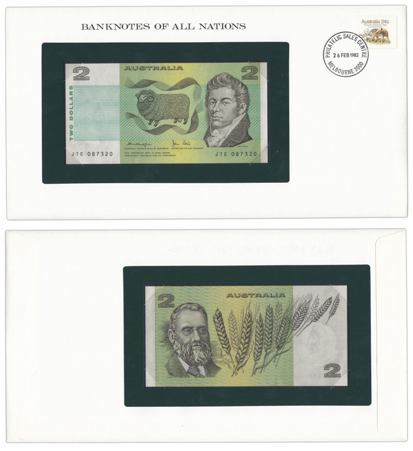 купить Серия "Банкноты всех стран мира" - 2 доллара Австралия 1979