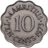 Купить Маврикий 10 центов (cents) 1975