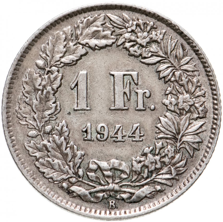 купить Швейцария 1 франк 1944