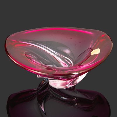 купить Ваза для десертов (конфетница, фруктовница), хрусталь, Val Saint Lambert, хрусталь, Val Saint Lambert, Бельгия, 1950-1970 гг.