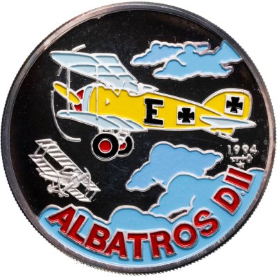 купить Куба 10 песо (peso) 1994 "Известные самолёты - Albatros D.II"
