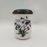 Купить Банка "Campanula rotundifolia" ("Колокольчик круглолистный") для сыпучих продуктов (для чая, специй), серия "Botanica", фарфор, деколь, дерево (крышка), Villeroy & Boch, фарфор, деколь, дерево (крышка), Villeroy & Boch, Люксембург, 1980-2002 гг.