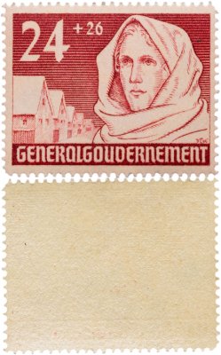 купить Германия, Третий Рейх, генерал-губернаторство Польша, 24+26 грошей 1940 женский портрет