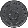 Купить Германия, Третий рейх 5 рейхспфеннигов 1940, знак монетного двора "А" - Берлин