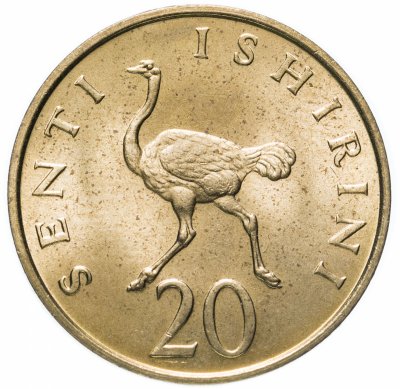 купить Танзания 20 центов 1975