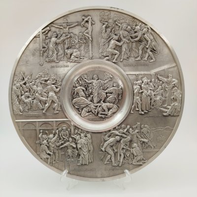 купить Панно настенное на религиозный сюжет "Страсти Христовы", Artina SKS, олово, Германия, 1990-2010 гг.