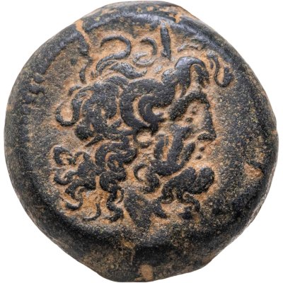 купить Царство Птолемеев, Птолемей VI, 180-145 годы до Р.Х., Обол. (Надчеканка)