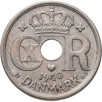 купить Дания 25 эре (ore) 1940