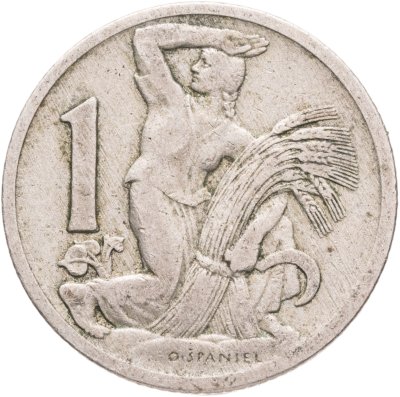 купить Чехословакия 1 крона (crown) 1924