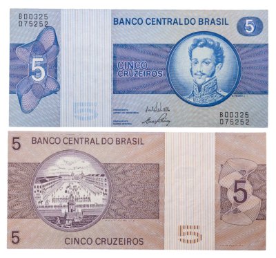 купить Бразилия 5 крузейро 1970-80