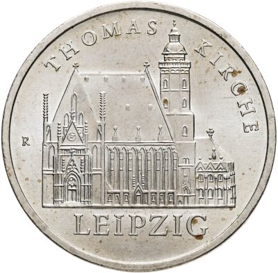 купить Германия (ГДР) 5 марок 1984 Церковь святого Томаса в Лейпциге