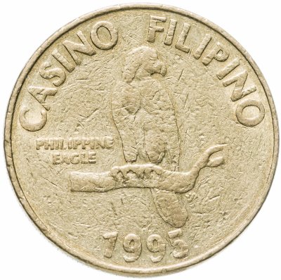 купить Филиппины, жетон казино "Филиппинский орёл" 1995