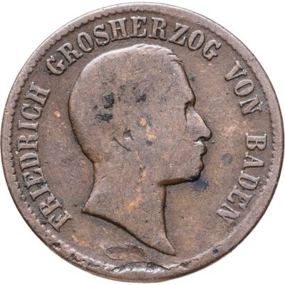 купить Германия, Баден 1 крейцер 1856