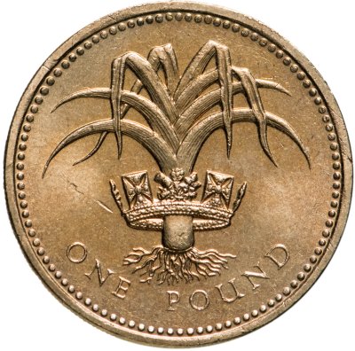 купить Великобритания 1 фунт (pound) 1990