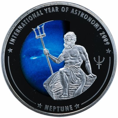 купить Остров Кука 1 доллар 2009 "Международный год астрономии - Нептун"