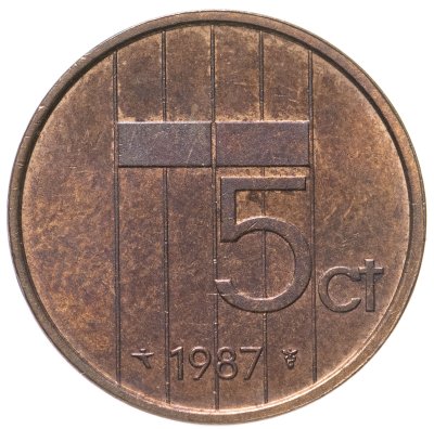 купить Нидерланды 5 центов 1987