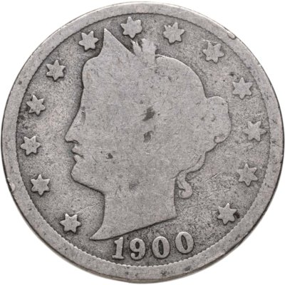 купить США 5 центов (cents) 1900 Liberty Nickel