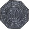 Купить Германия (нотгельды) 10 пфеннигов 1917 "Город Гота"