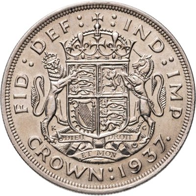 купить Великобритания 1 крона (crown) 1937 "Коронация Короля Георга VI"