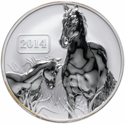 купить Токелау 5 долларов 2014 "Год лошади"
