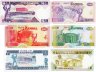 Купить Замбия набор из 6 банкнот 2, 10, 20, 50, 100 квача 1992-2008