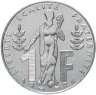 Купить Франция 1 франк (franc) 1996 "100 лет со дня рождения Жака Рюефа"