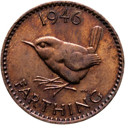 купить Великобритания 1 фартинг (farthing) 1946