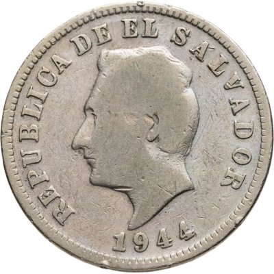 купить Сальвадор 5 сентаво (centavos) 1944