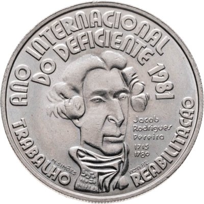 купить Португалия 100 эскудо (escudos) 1982 Международный год инвалидов