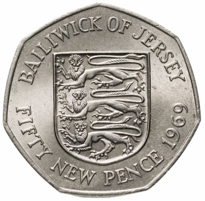 купить Джерси 50 новых пенсов (new pence) 1969