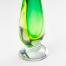 Купить Ваза насыщенного изумрудного цвета Vitreria Artistica Oball , Murano, стекло, в технике Sommerso, Италия, 1950-1960 гг.