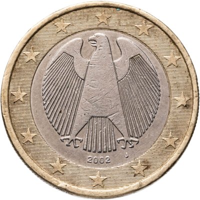 купить Германия 1 евро (euro) 2002 J