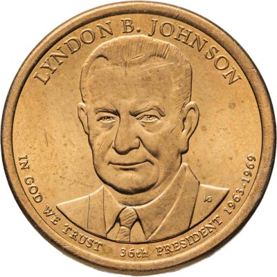 купить США 1 доллар (dollar) 2015 D Линдон Бэйнс Джонсон (36-й президент США)